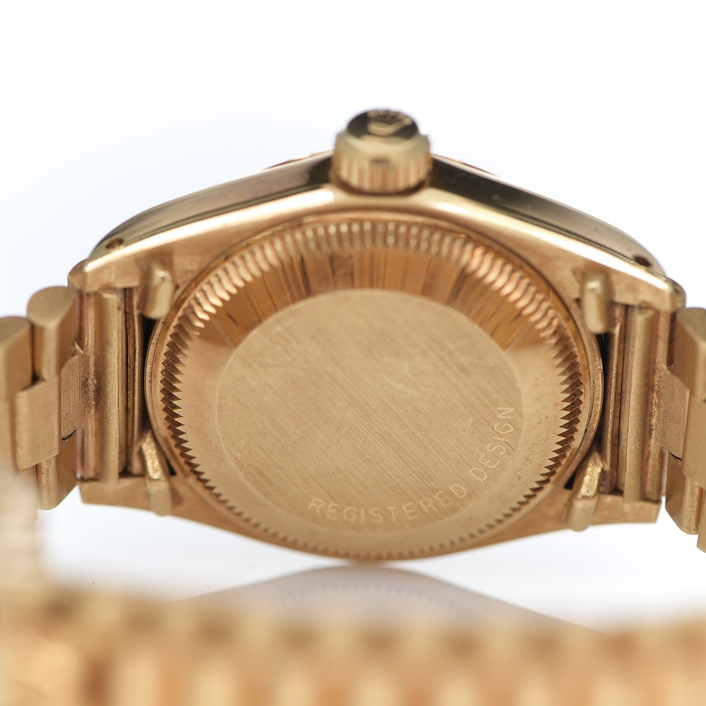 18K Yellow Gold 26mm Datejust President Watch Champagne 6917