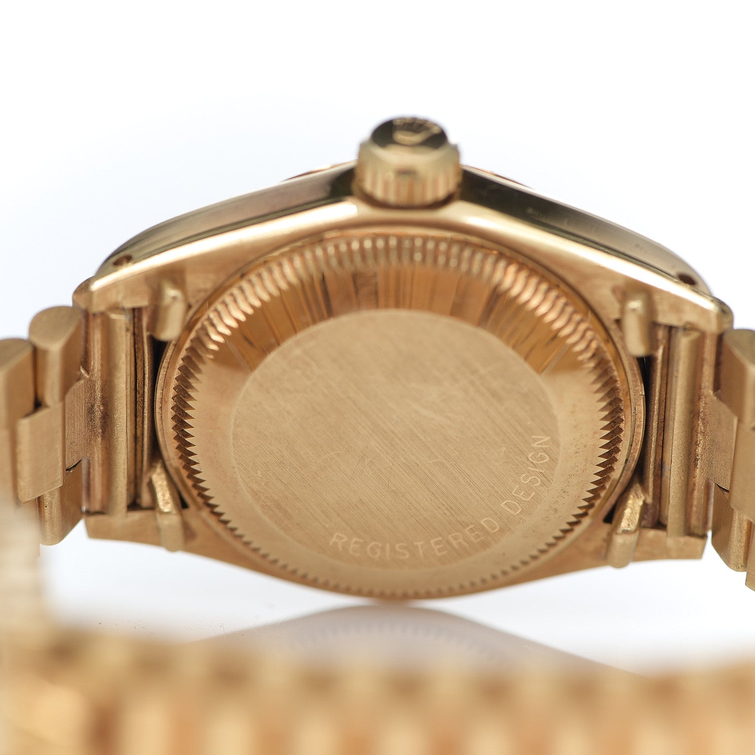 Rolex 18K Yellow Gold 26mm Datejust President Watch Champagne 6917 4 of 4