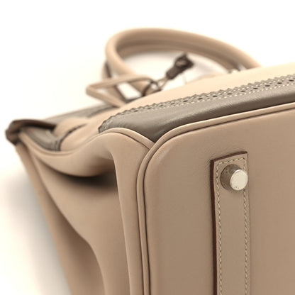 Hermes Swift Ghillies Birkin 35 Argile Etoupe 9 of 12