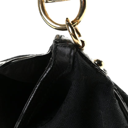 Gucci Monogram Medium Indy Top Handle Hobo Black 10 of 11