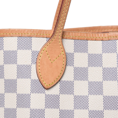 Louis Vuitton Damier Azur Neo Neverfull MM Rose Ballerine 15 of 21