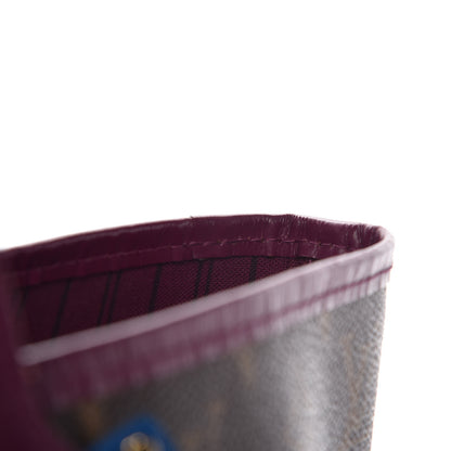 Louis Vuitton Monogram Totem Neverfull MM Magenta 14 of 16