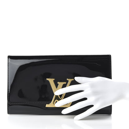 Louis Vuitton Patent Louise Wallet Black 2 of 9