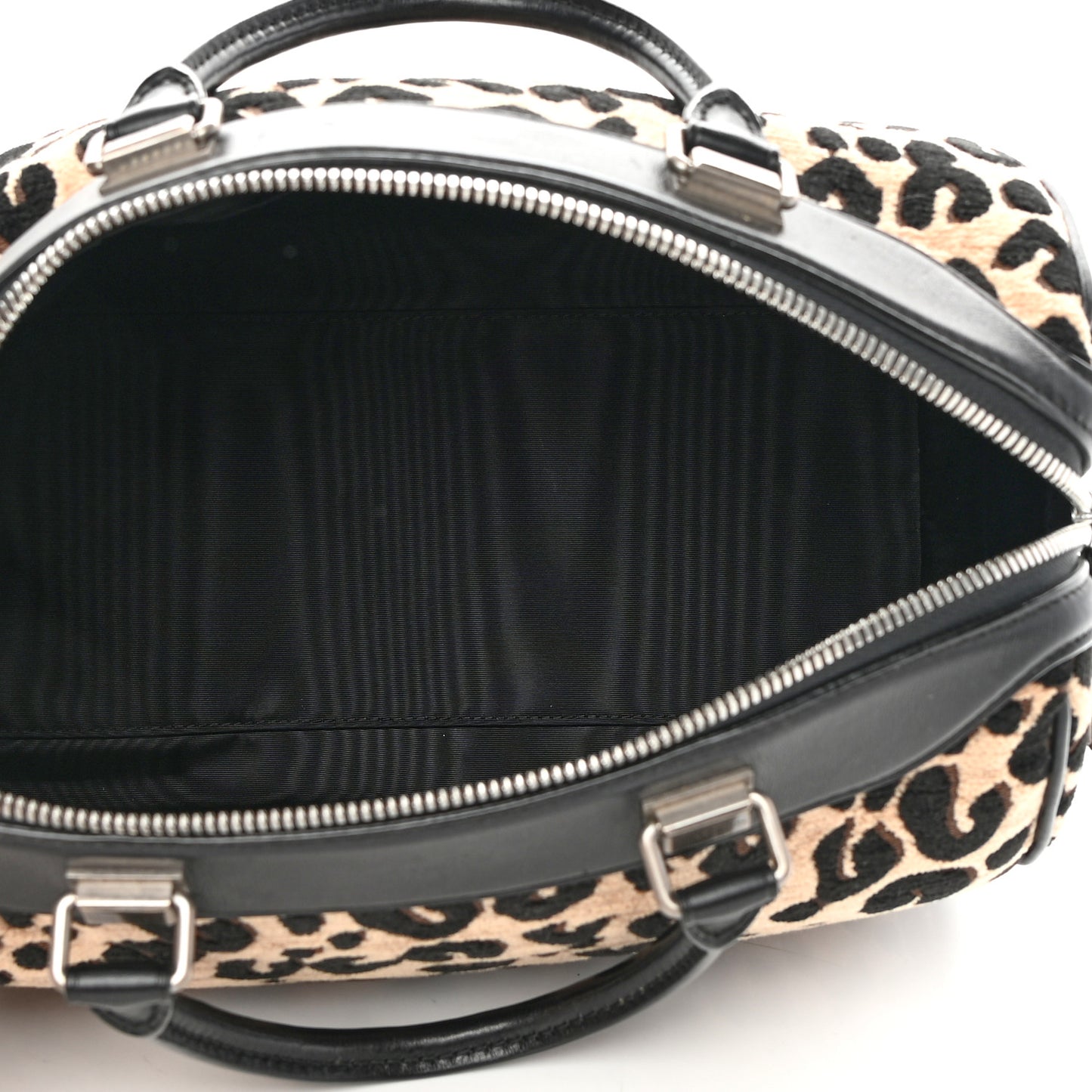 Jacquard Velvet Leopard Print Stephen Sprouse Speedy