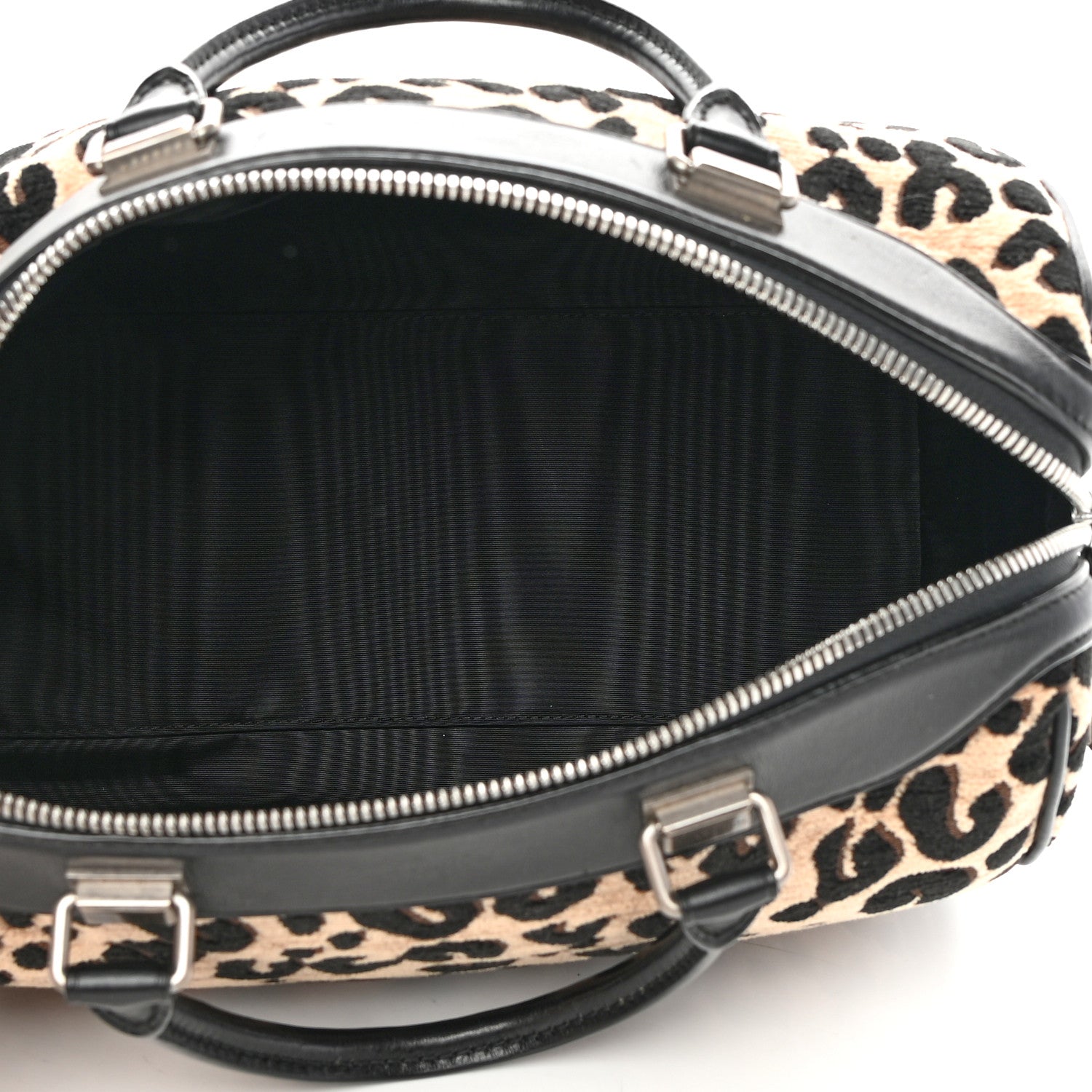 Louis Vuitton Jacquard Velvet Leopard Print Stephen Sprouse Speedy 5 of 16