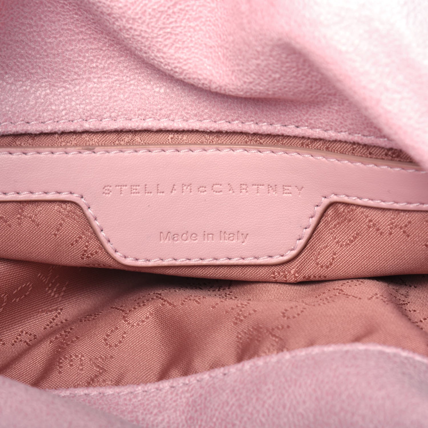 Stella McCartney Shaggy Deer Mini Falabella Fold Over Tote Pink 7 of 12