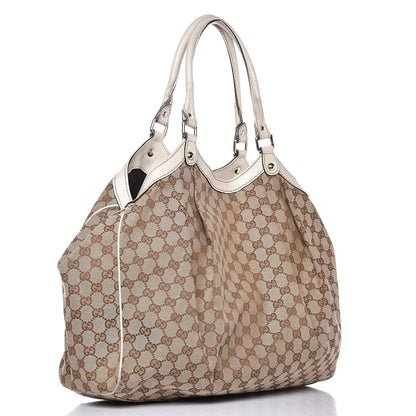 Gucci Monogram Large Sukey Tote Off White 3 of 26