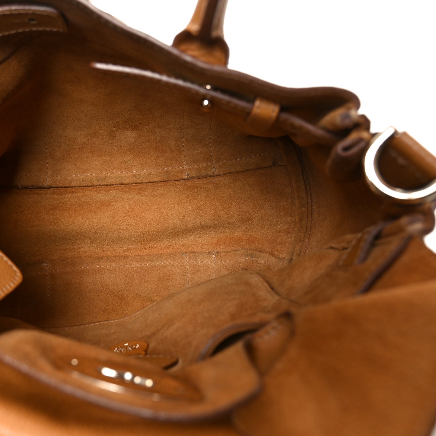Glossy Buffalo Small Bayswater Satchel Fudge