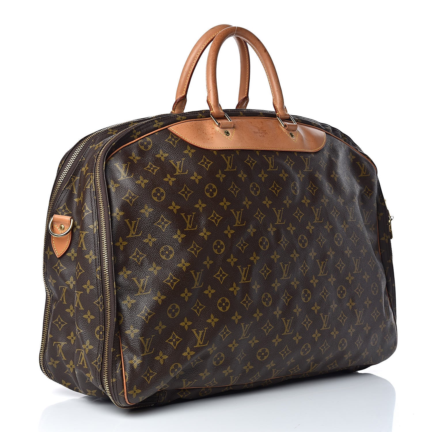 Louis Vuitton Monogram Alize 2 Compartment Luggage Travel Bag 3 of 19