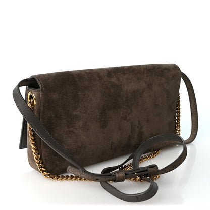 Saint Laurent Suede Monogram Tassel Kate 99 Pebble 2 of 10
