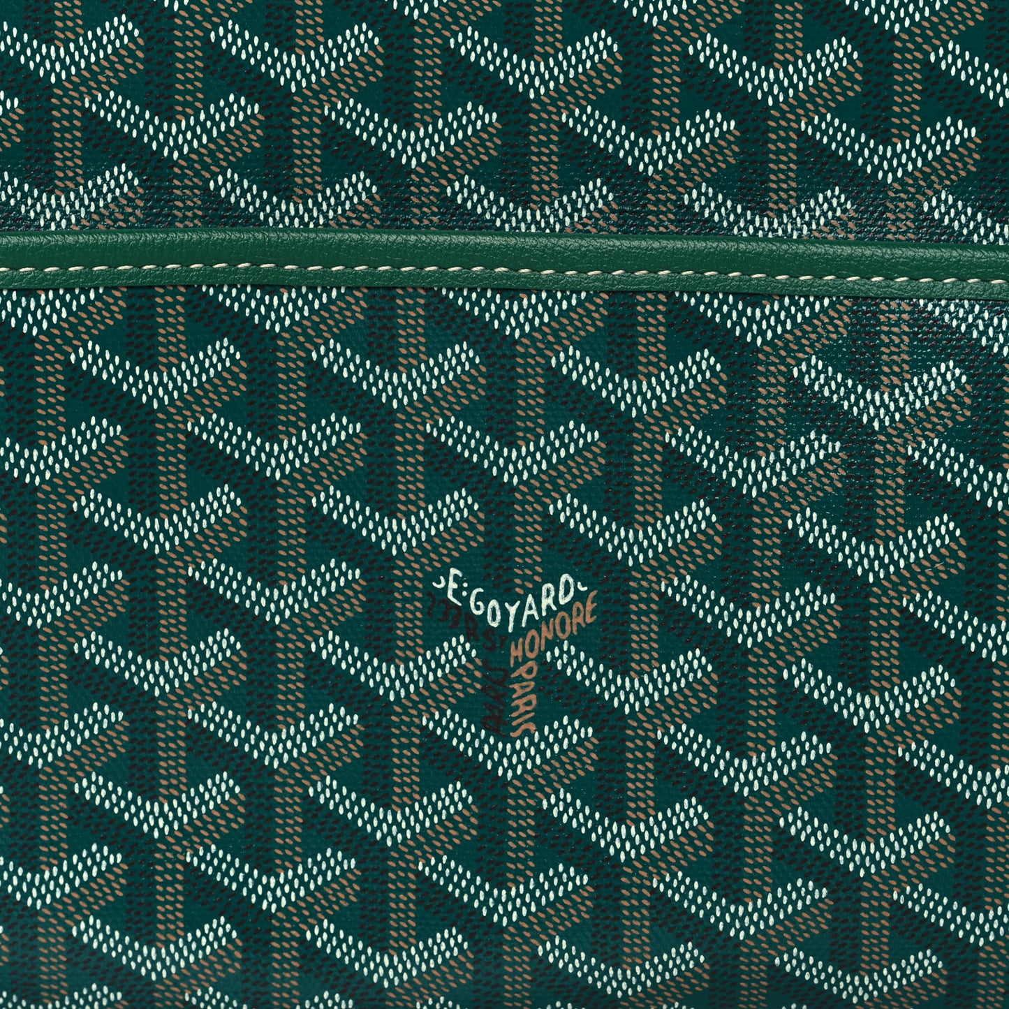 Goyardine Jouvence Toiletry Pouch Green