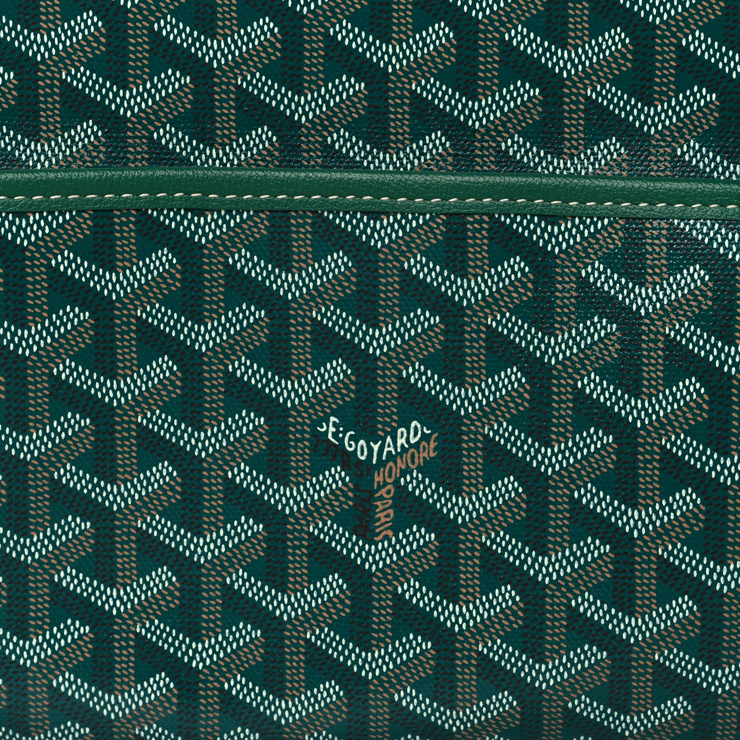 Goyard Goyardine Jouvence Toiletry Pouch Green 7 of 9