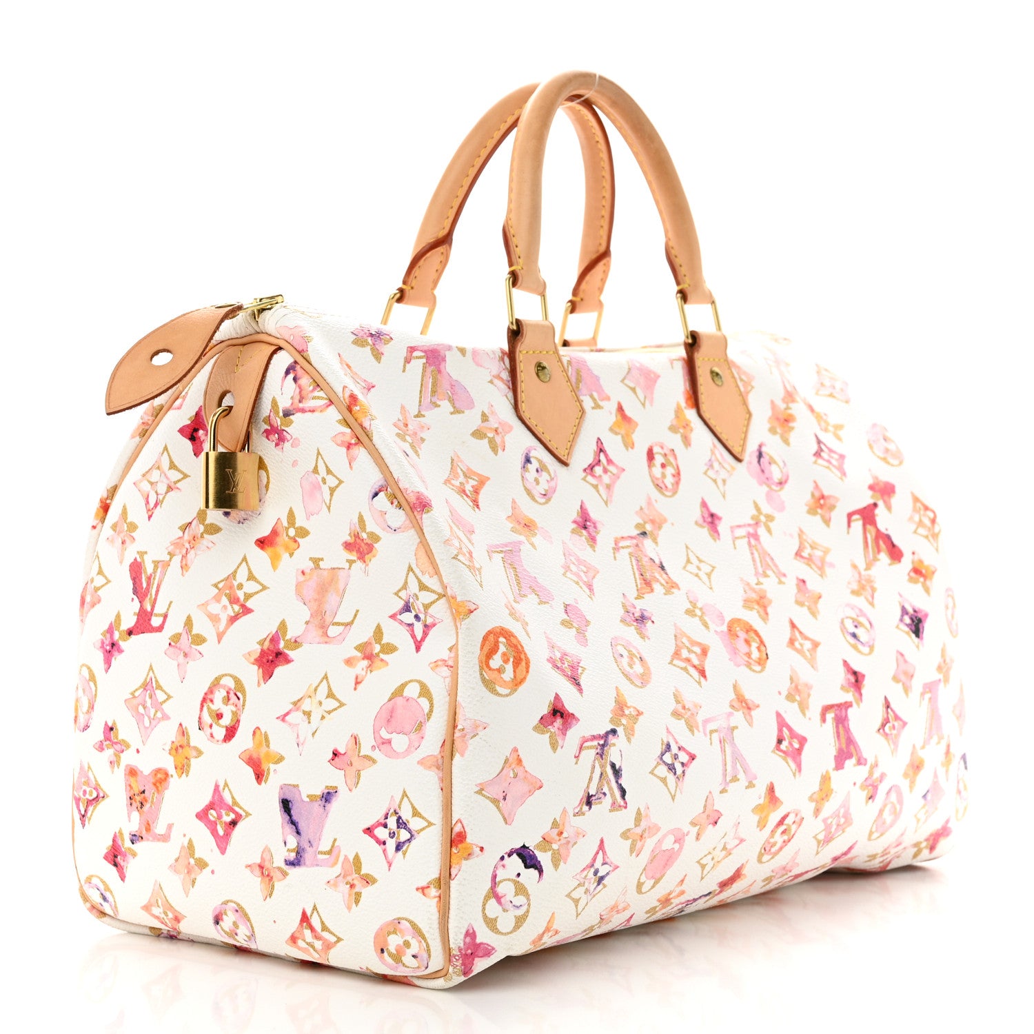 Louis Vuitton Watercolor Aquarelle Speedy 35 White 3 of 12