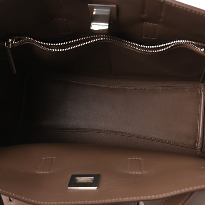 Balenciaga Smooth Calfskin Small Bel Air Carry All Bag Dark Taupe Dark Taupe Dark Taupe 5 of 9