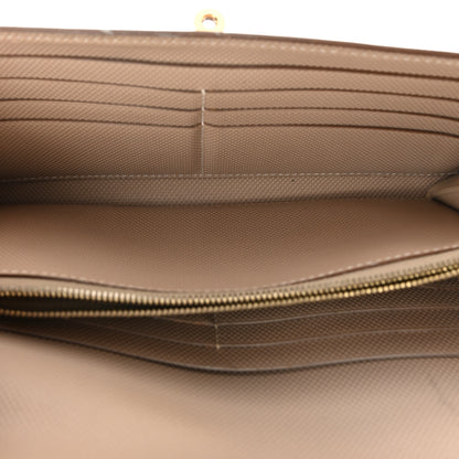 Hermes Grain d'H Kelly Longue Wallet Argile 5 of 23