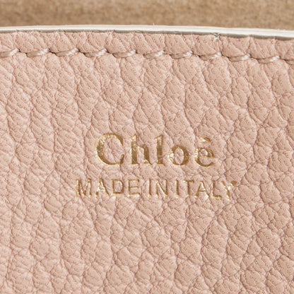 Chloe Grained Lambskin Drew Shoulder Bag Cement Pink 6 of 6