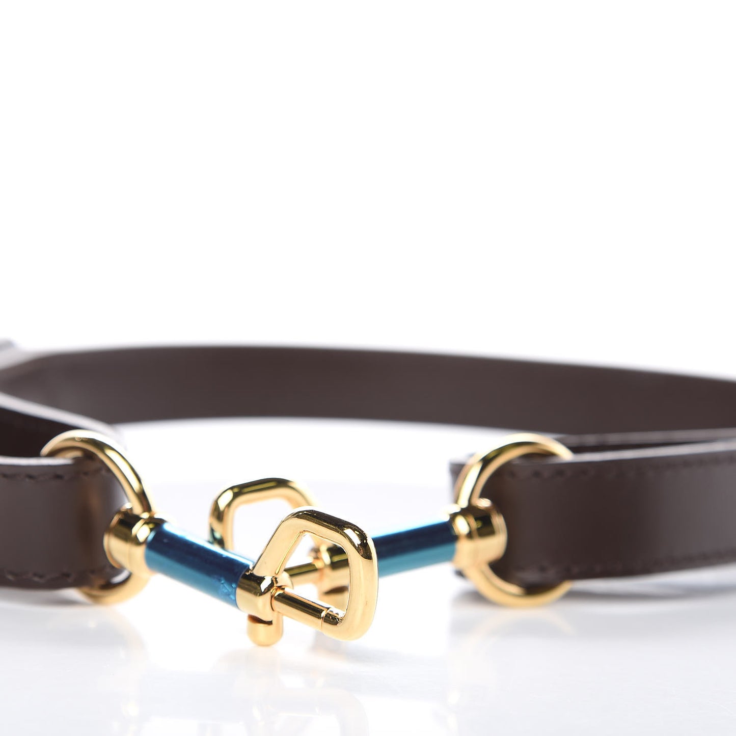 Calfskin Adjustable Trevi Shoulder Strap Brown