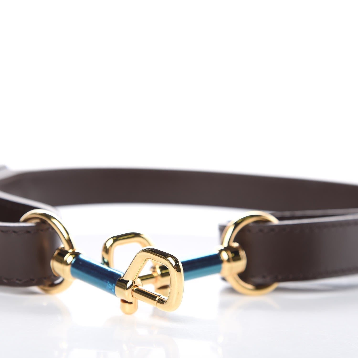 Louis Vuitton Calfskin Adjustable Trevi Shoulder Strap Brown 3 of 3