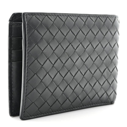 Bottega Veneta Nappa Intrecciato Bi-Fold Wallet Grey 3 of 12