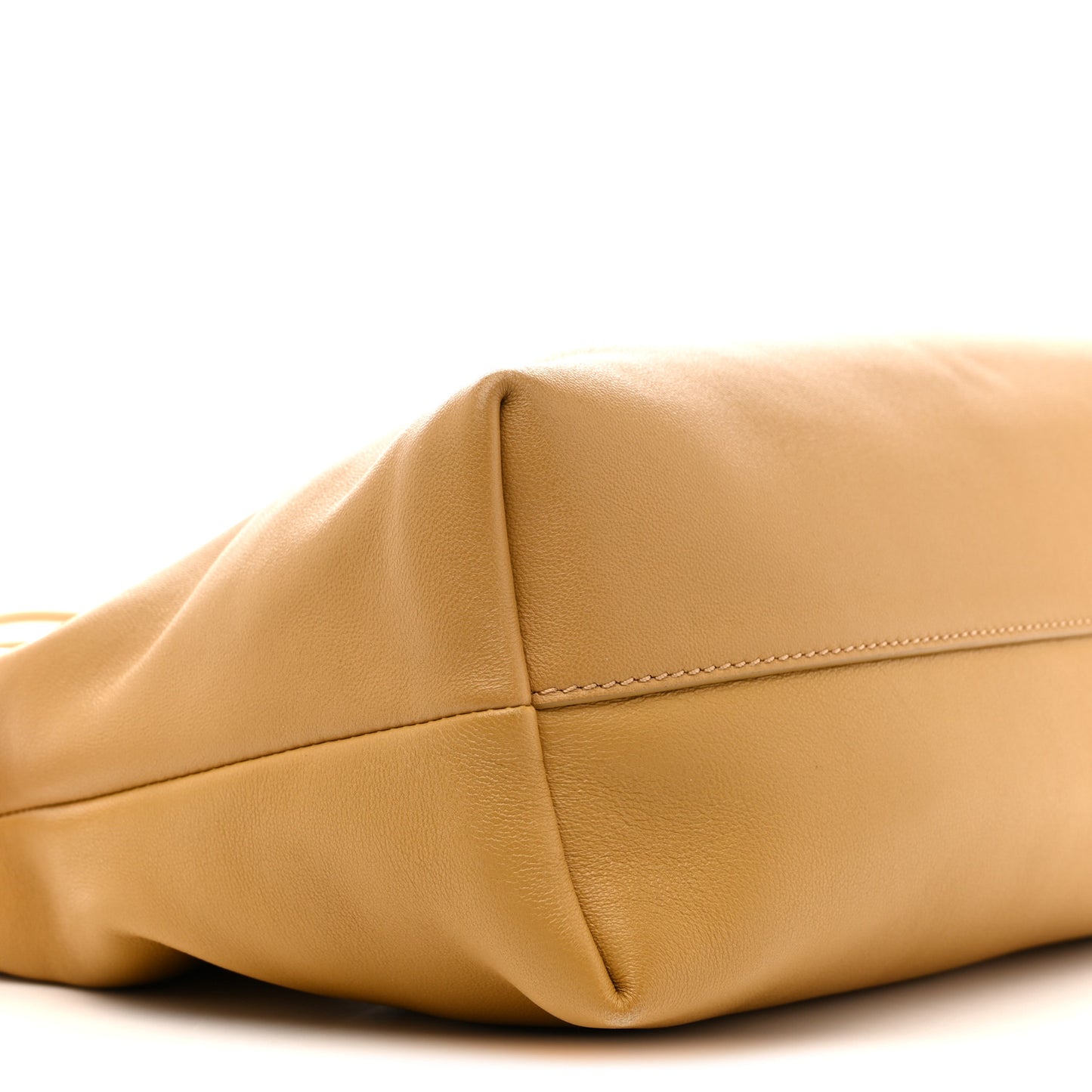 Mellow Nappa Donut Medium Chain Flamenco Knot Clutch Sahara