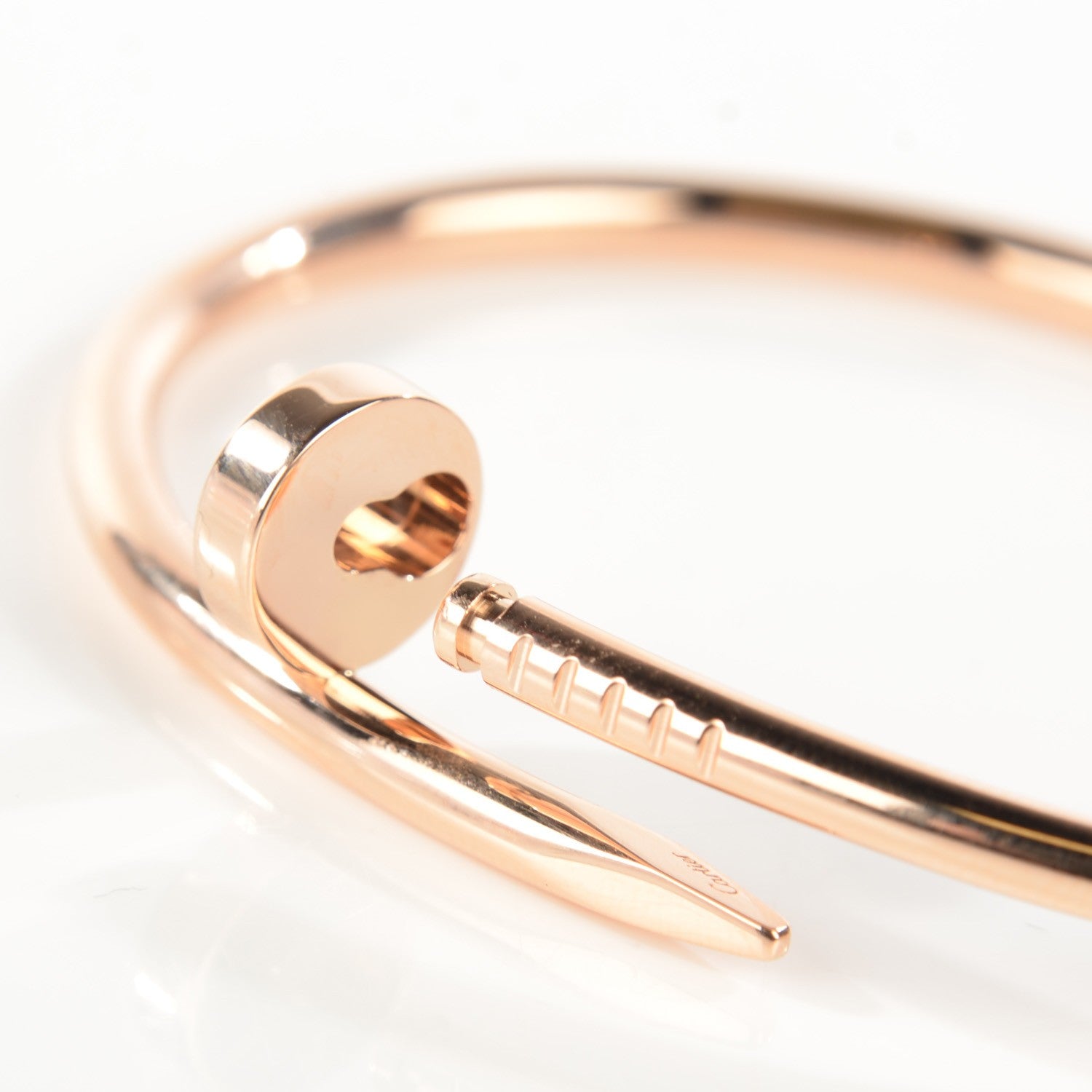 Cartier 18K Pink Gold Juste Un Clou Bracelet 18 6 of 6