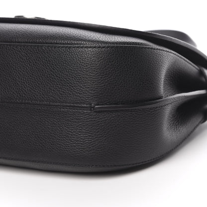 Mulberry Small Classic Grain Calfskin Amberley Satchel Black 9 of 9