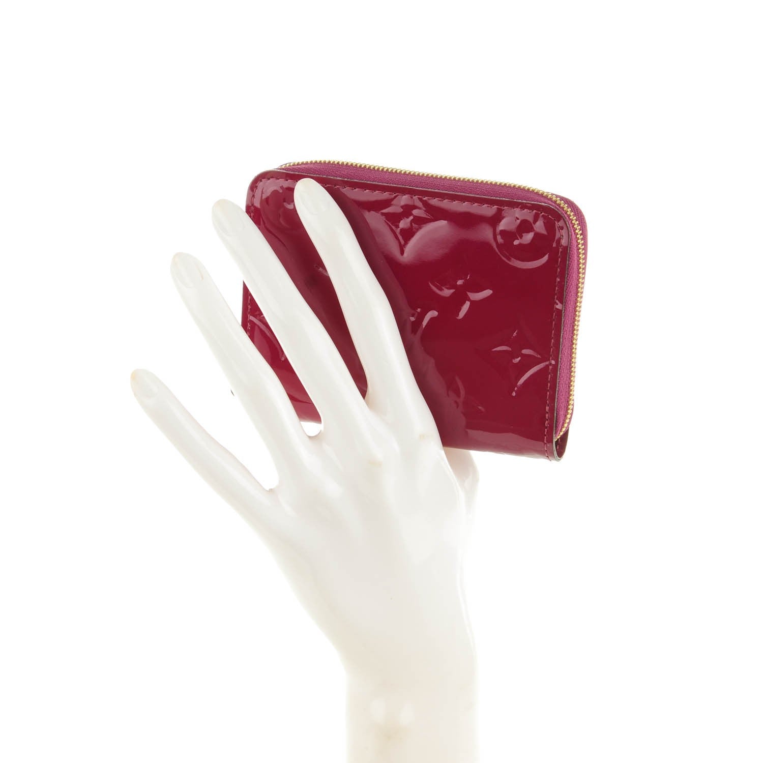 Louis Vuitton Vernis Zippy Coin Purse Magenta 2 of 7