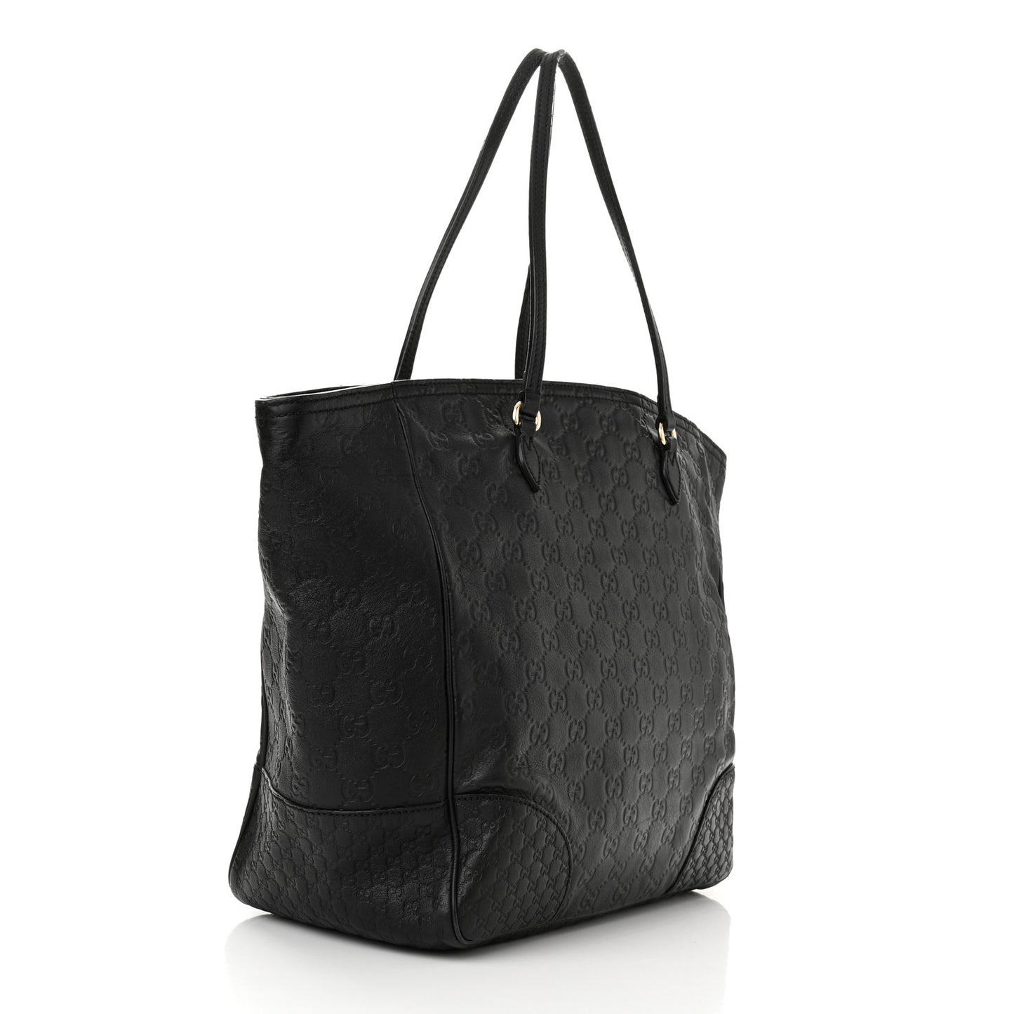 Guccissima Medium Bree Zippered Tote Black
