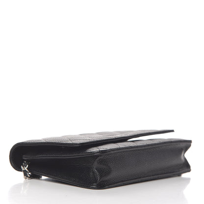 Chanel Caviar Quilted Wallet On Chain WOC Black 4 of 12