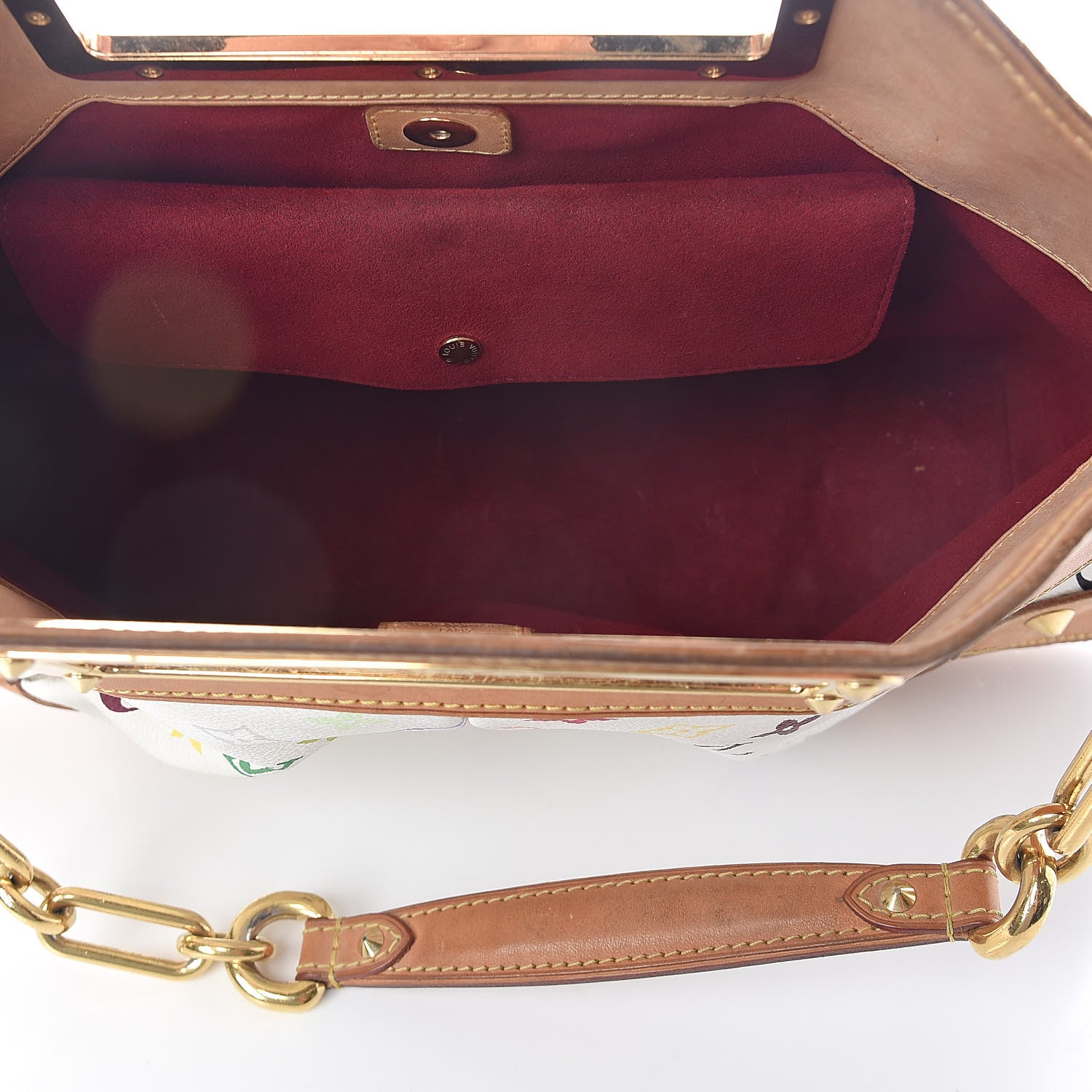 Louis Vuitton Monogram Multicolor Judy MM White 5 of 9