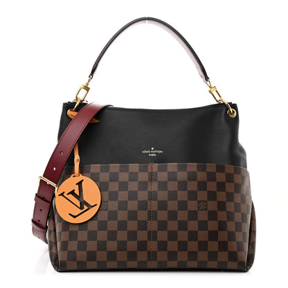 Louis Vuitton Damier Ebene Calfskin Maida Black 1 of 11