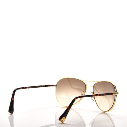 Louis Vuitton Conspiration Pilote Sunglasses Z0164U Gold 3 of 7