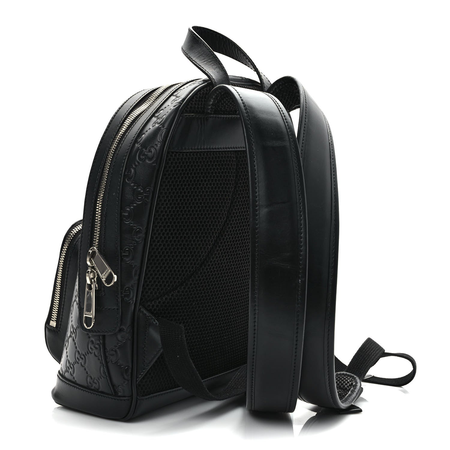Gucci Guccissima Signature Small Day Backpack Black 3 of 9