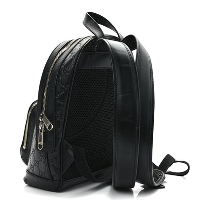 Gucci Guccissima Signature Small Day Backpack Black 3 of 9
