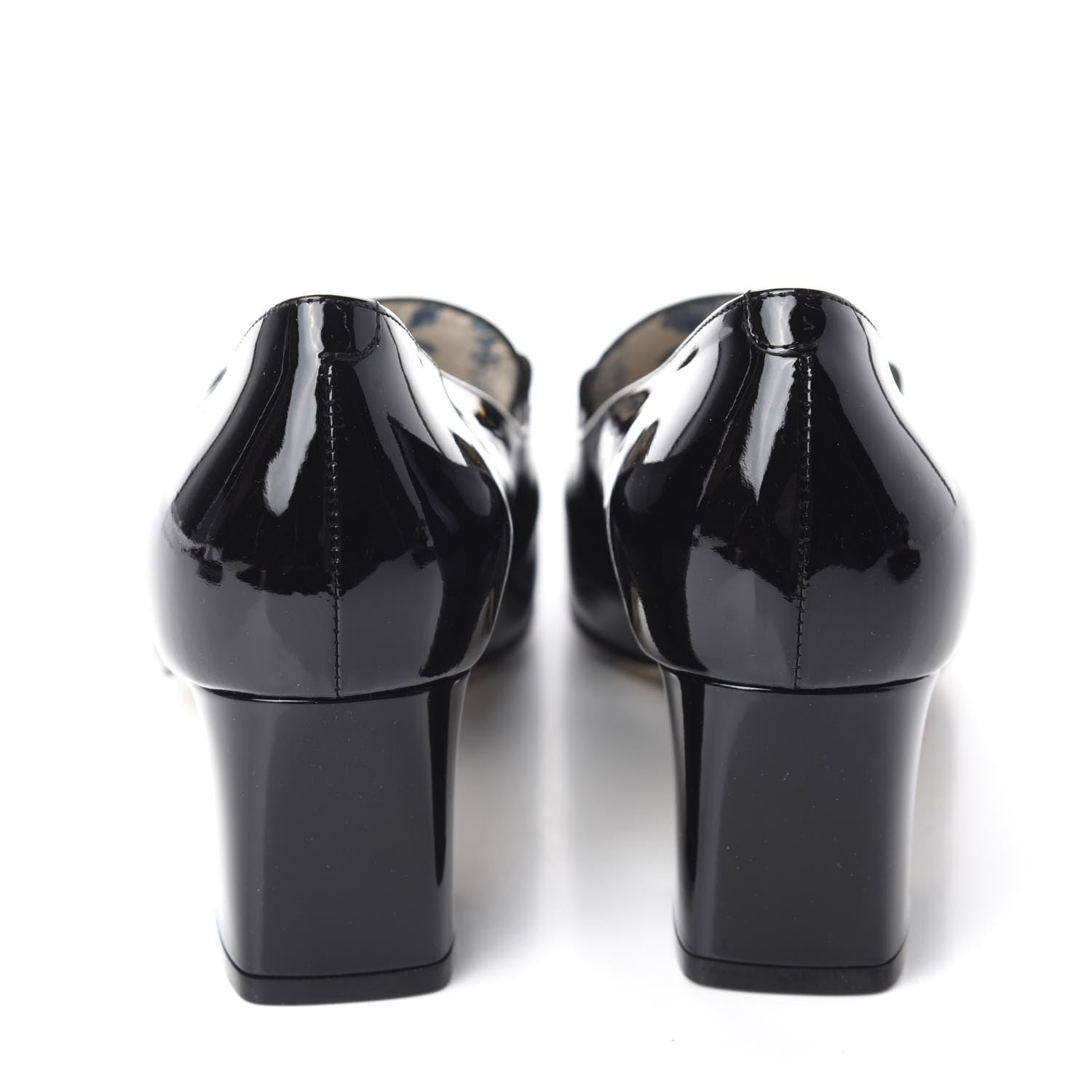 Gucci Vernice GG Victoire 55mm Loafer Pumps 40 Black 5 of 10
