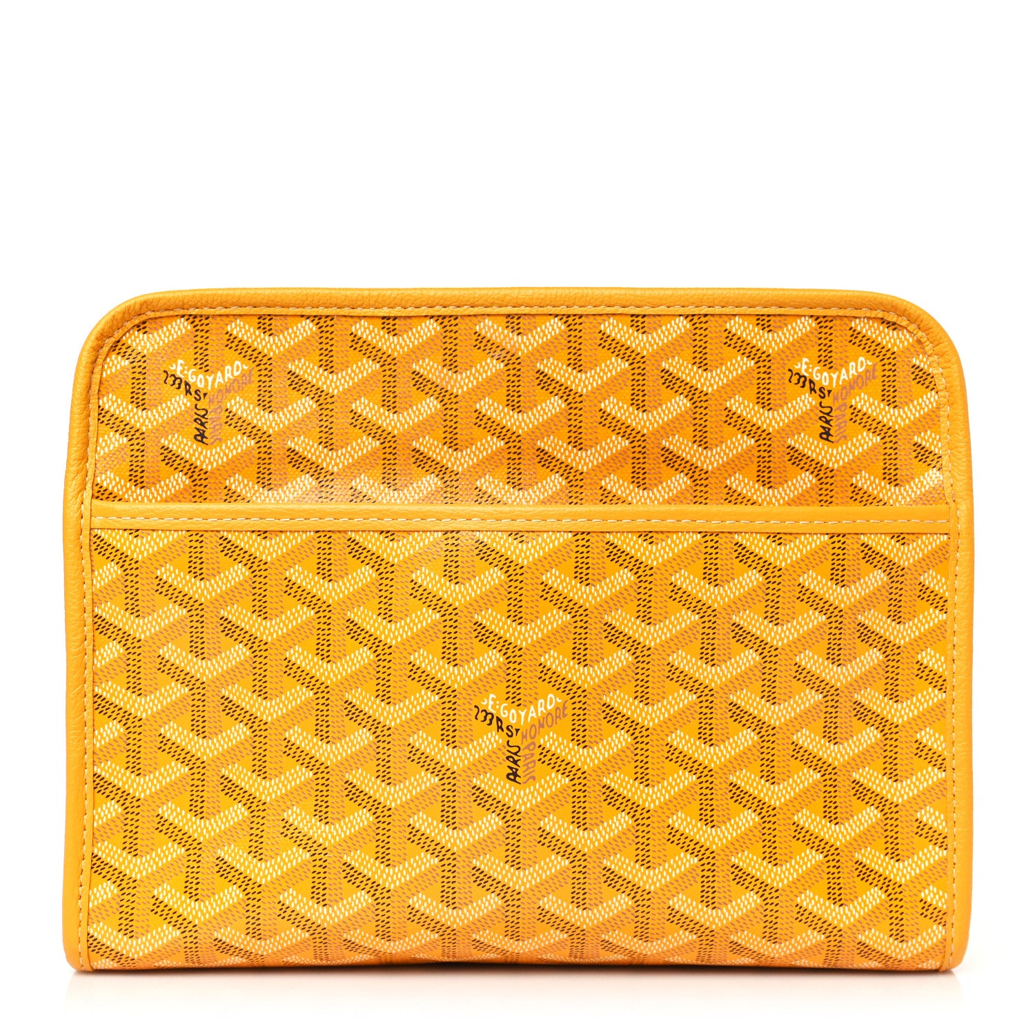 Goyard Goyardine Jouvence Toiletry Pouch Yellow 1 of 8
