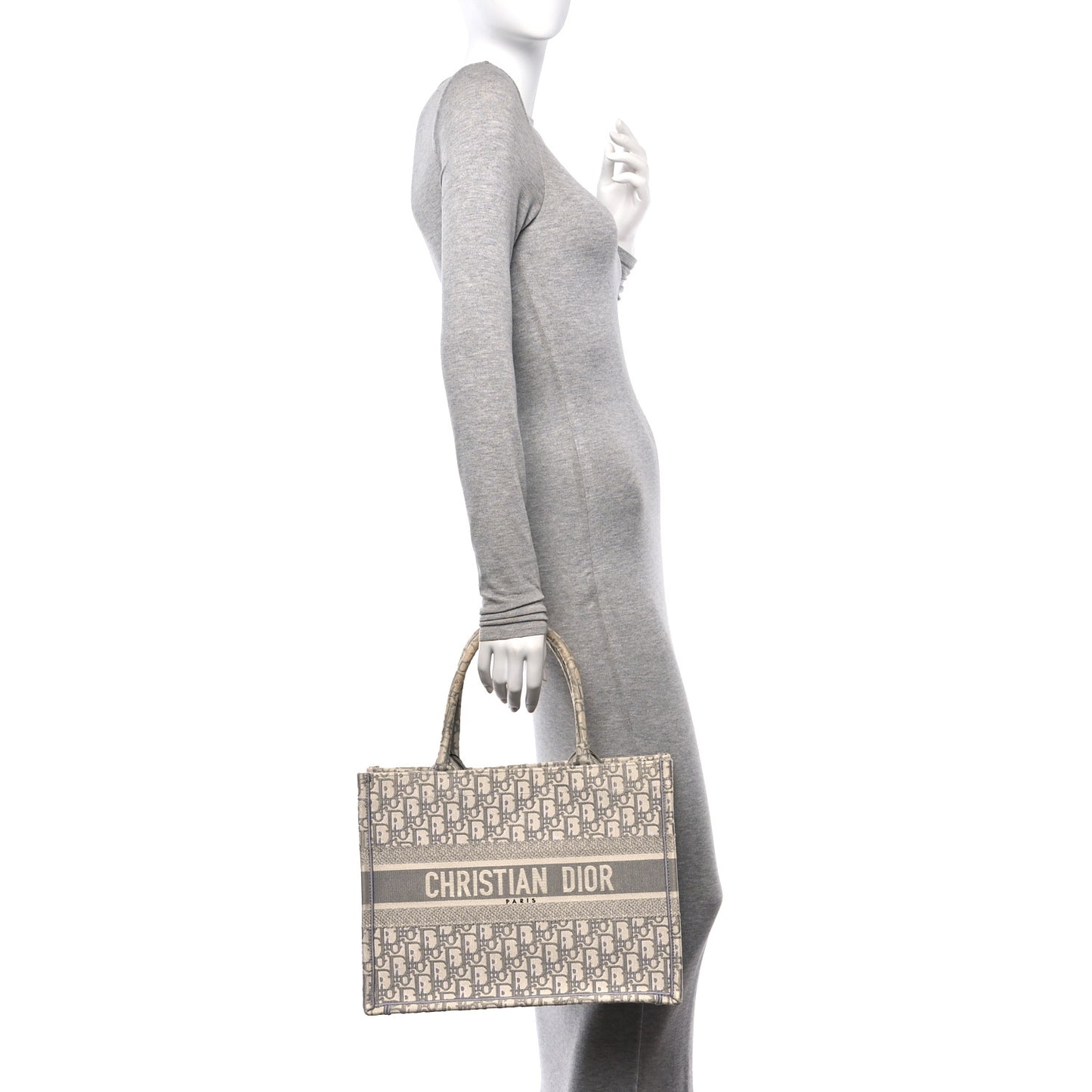 Oblique Medium Book Tote Grey