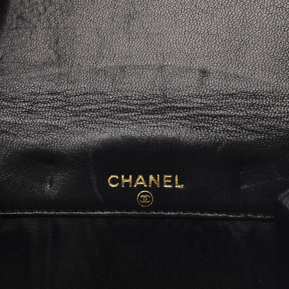 Chanel Caviar Timeless CC Compact French Wallet Black 7 of 9