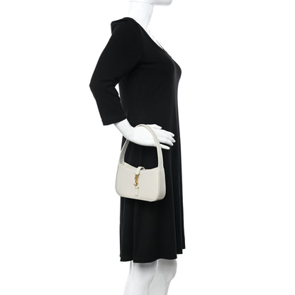 Saint Laurent Smooth Calfskin Le 5 A 7 Mini Hobo Crema Soft 2 of 10