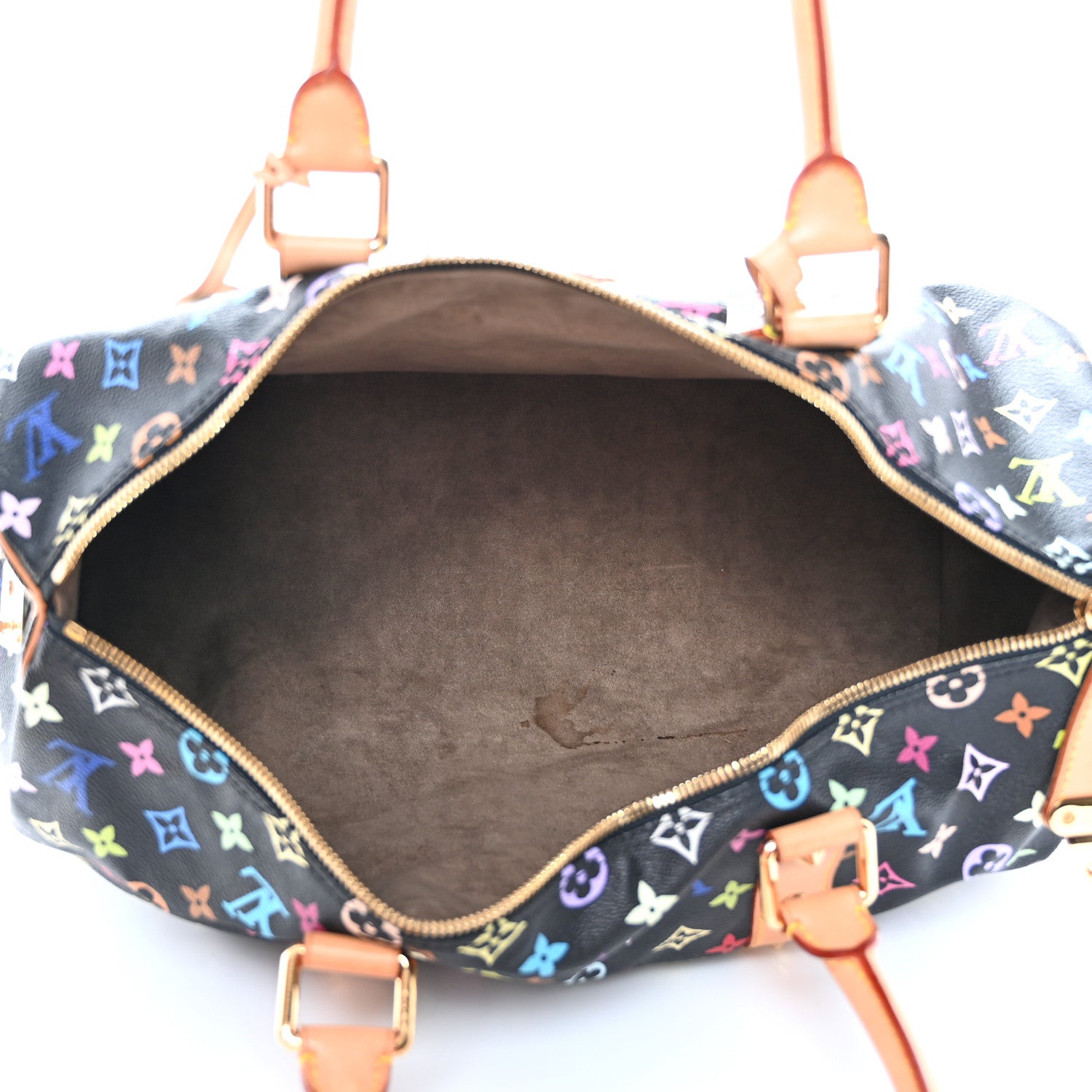 Louis Vuitton Monogram Multicolor Keepall 45 Black 4 of 25