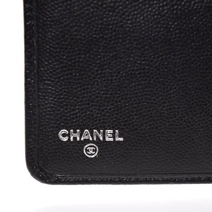 Chanel Caviar Sevruga Large Zip Pocket Wallet Black 7 of 14