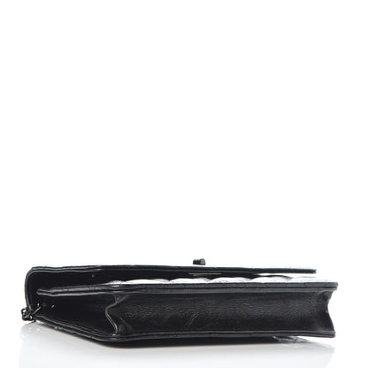 Chanel Aged Calfskin Quilted Reissue Wallet On Chain WOC So Black 4 of 11
