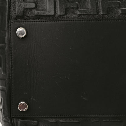 Fendi Nappa FF 1974 Embossed Holdall Bag Black 8 of 10