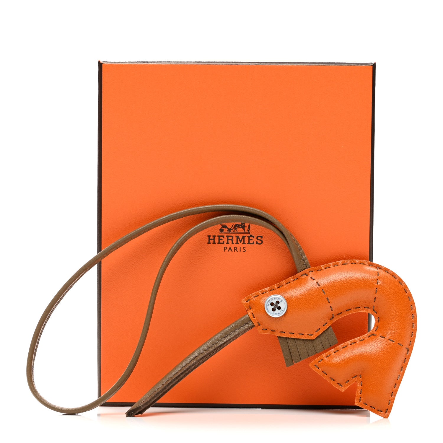 Hermes Milo Lambskin Shrimp Bag Charm 1895941 – FASHIONPHILE