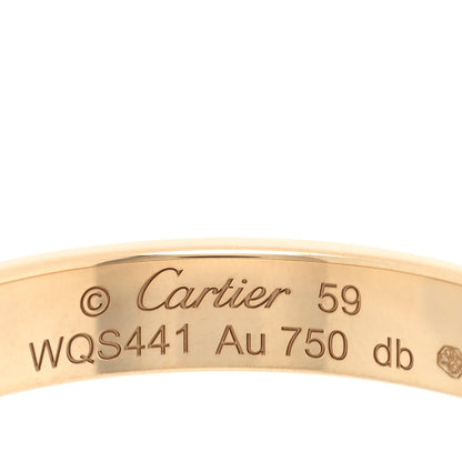 Cartier 18K Yellow Gold 3.5mm LOVE Wedding Band Ring 59 8.75 4 of 5