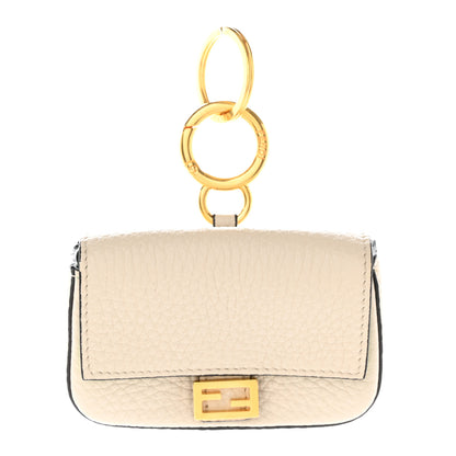 Fendi Cuoio Romano Micro Baguette Charm Latte 1 of 13