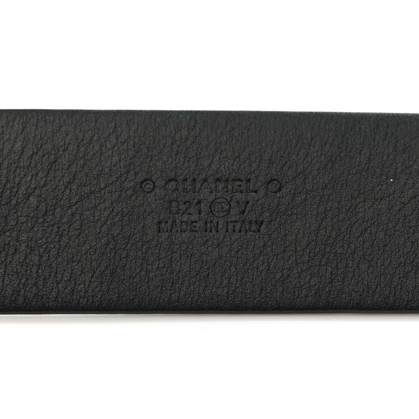 Lambskin CC Chain Belt 85 34 Black