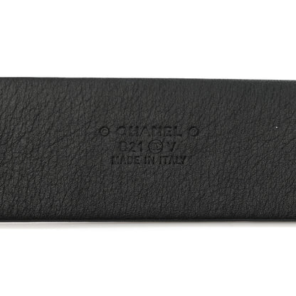 Chanel Lambskin CC Chain Belt 85 34 Black 5 of 8