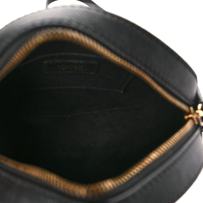 Versace Calfskin La Medusa Round Camera Bag Black 5 of 8