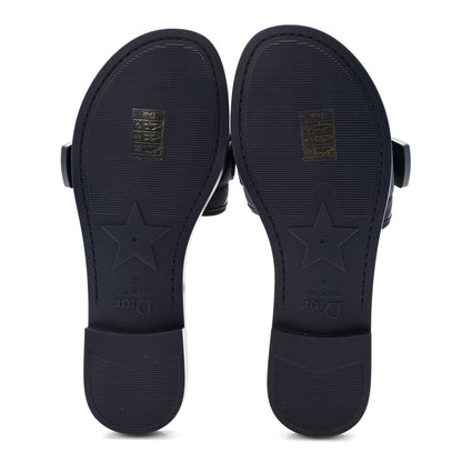 Christian Dior Technical Stretch Fabric Camouflage Dio(r)evolution Slide Sandals 38 Deep Blue 6 of 9